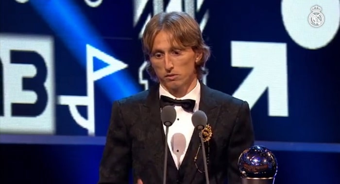Luka Modric Fifa Awards