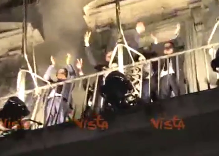 Di Maio M5s balcone Palazzo Chigi