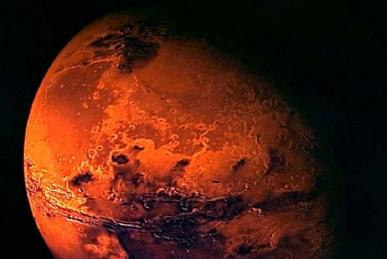 Marte, quattro miliardi di anni fa c'era la vita (foto Ansa)