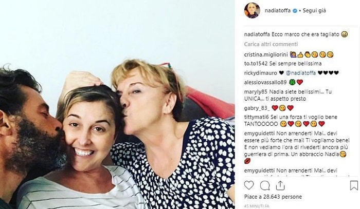 Nadia Toffa e la FOTO sui social coi capelli: "Non si resta pelati per sempre"