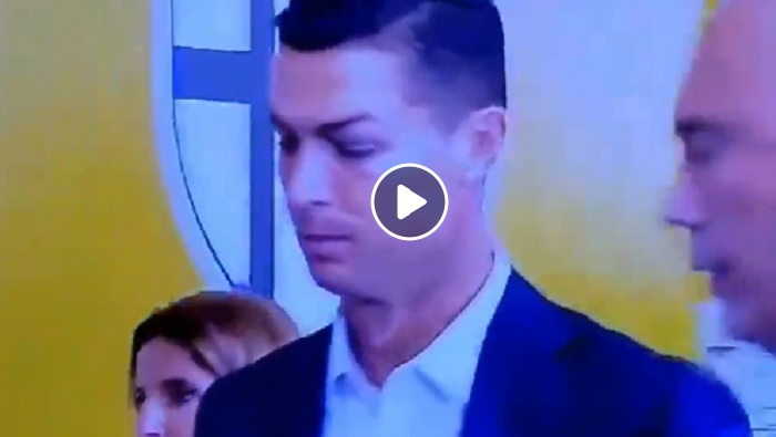 Cristiano Ronaldo, occhio nero e niente sorrisi con i tifosi VIDEO
