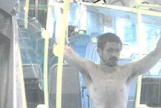 seminudo ragazza treno