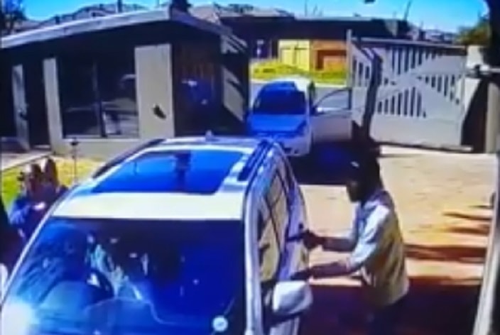 Sud Africa vecchietta auto