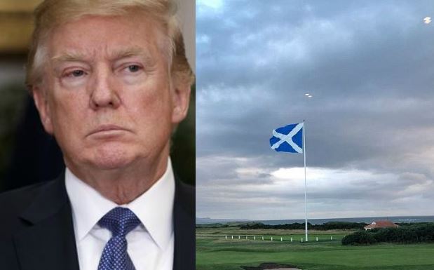 "4 UFO sul campo da golf di Trump in Scozia": misteriose luci
