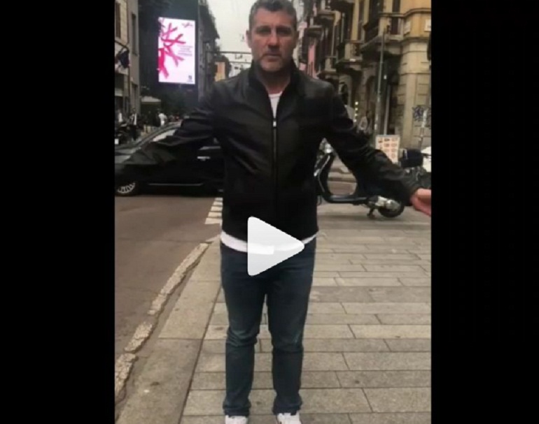 Christian Vieri palleggia con una monetina VIDEO