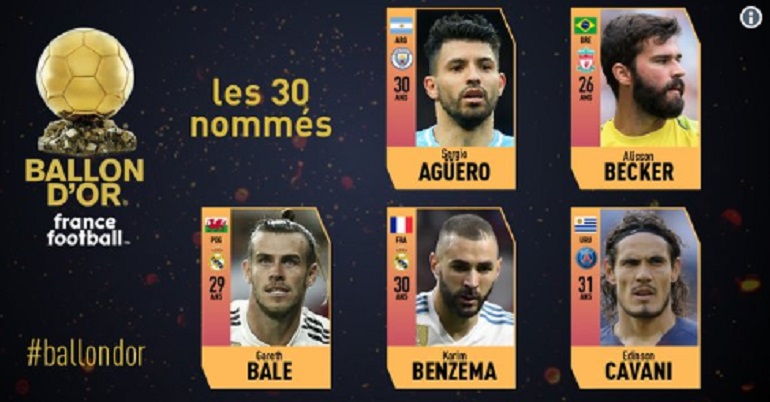 Pallone d'Oro 2018, tra i candidati c'è anche Allisson