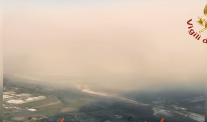 Taibon Belluno, incendio