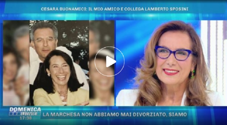 Domenica Live, Cesara Buonamici: "Da piccola sognavo di diventare suora"