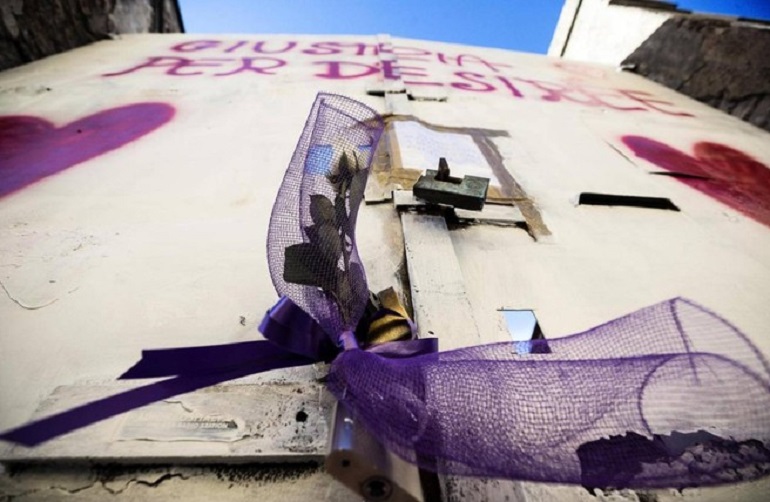 Desirée Mariottini e il post su Facebook: "Un angelo bianco con l'anima nera" (foto Ansa)