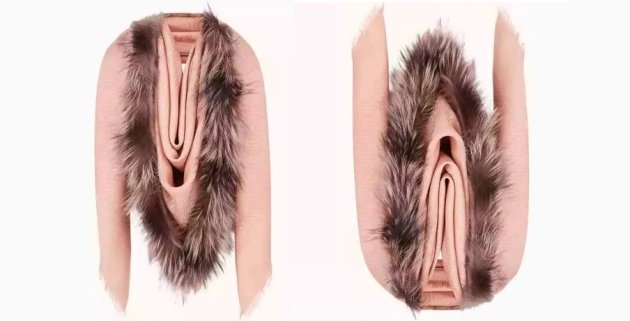 Fendi scialle vagina