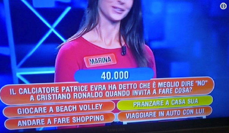 L'Eredità e la domanda di Flavio Insinna su Cristiano Ronaldo: "E' meglio dire no se ti invita a..."