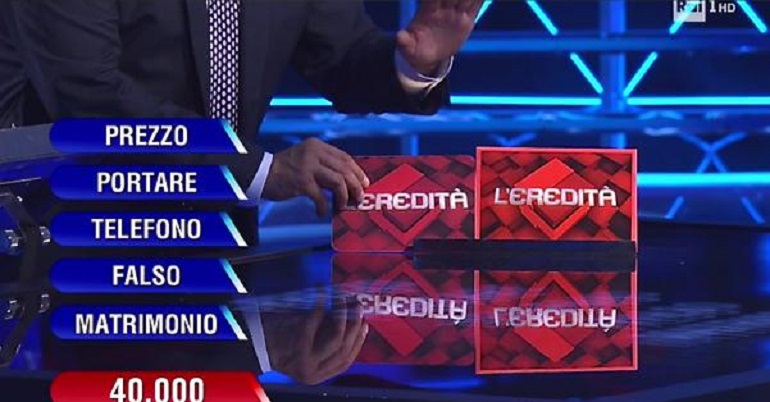 L'Eredità, il campione Alessandro sbanca la ghigliottina e vince 40mila euro