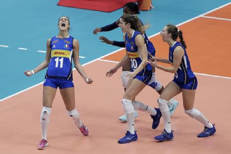 Italia-Serbia, dove vedere la finale dei Mondiali di volley femminili: orario e diretta TV (foto Ansa)
