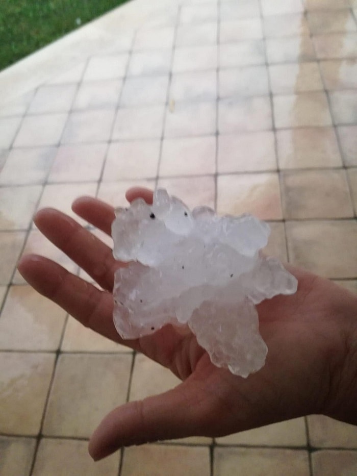 Alghero, chicchi di grandine grandi come palle da tennis2