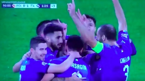 Nations League: Italia batte Polonia, evita la retrocessione e condanna i polacchi alla Serie B