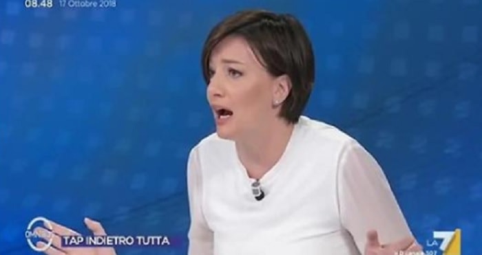 Lara Comi di Forza Italia nello studio di Omnibus