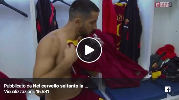 Manolas (VIDEO), il rito scaramantico prima di Empoli-Roma