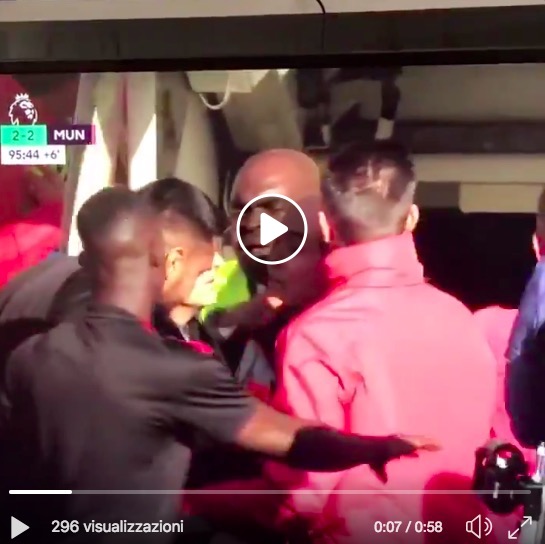 Mourinho-Sarri, VIDEO rissa sfiorata dopo pareggio Chelsea al 96'