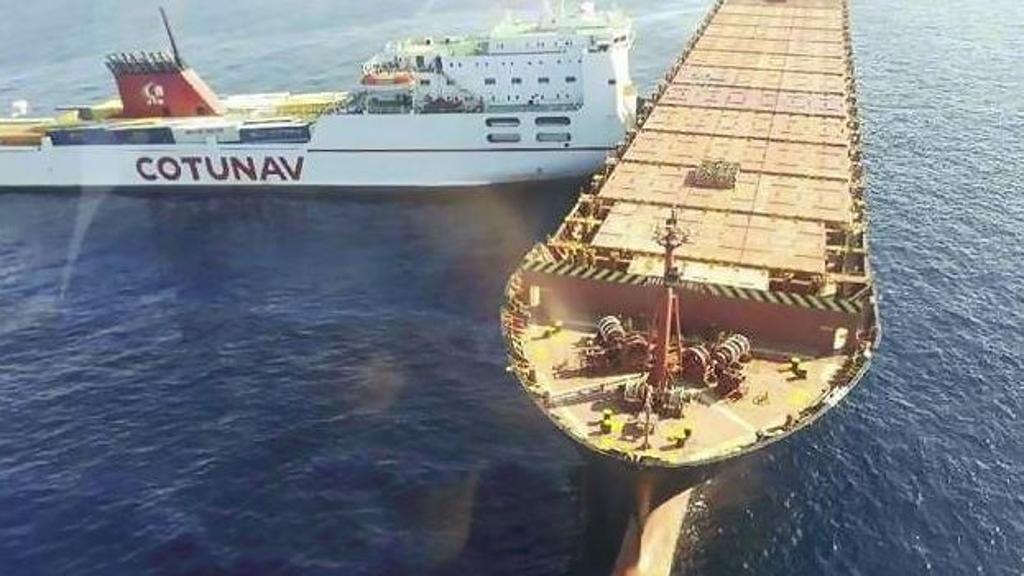 collisone nave corsica