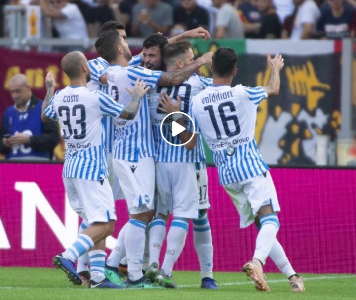 Roma-Spal 0-2 highlights-pagelle: Petagna-Bonifazi gol, Milinkovic Savic espulso