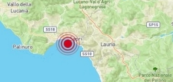 Terremoto Golfo Policastro