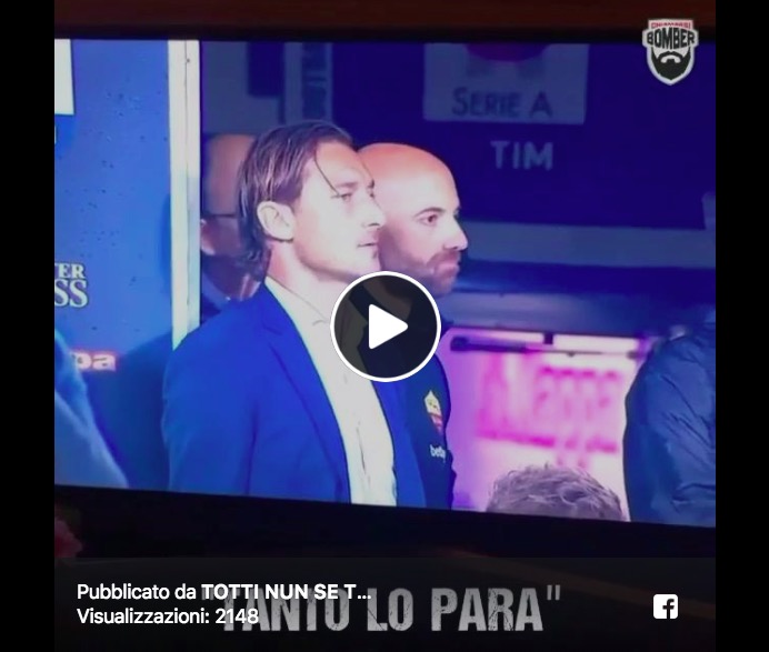 Totti profetico al momento del rigore: "Lo sbaglia... Tanto lo para..."
