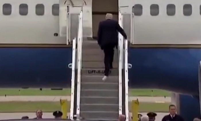 Trump scarpa carta igienica