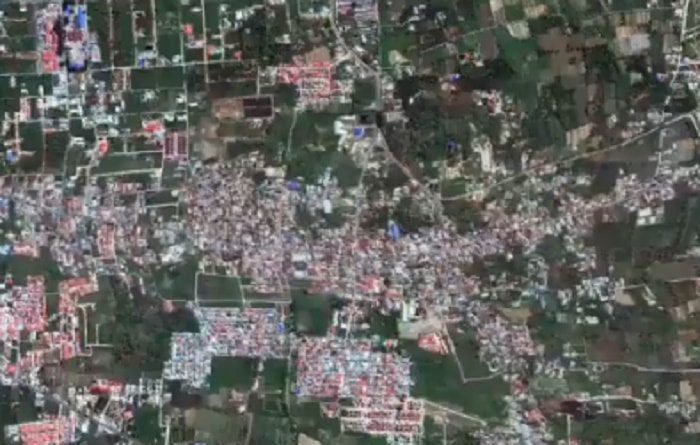 tsunami indonesia satellite