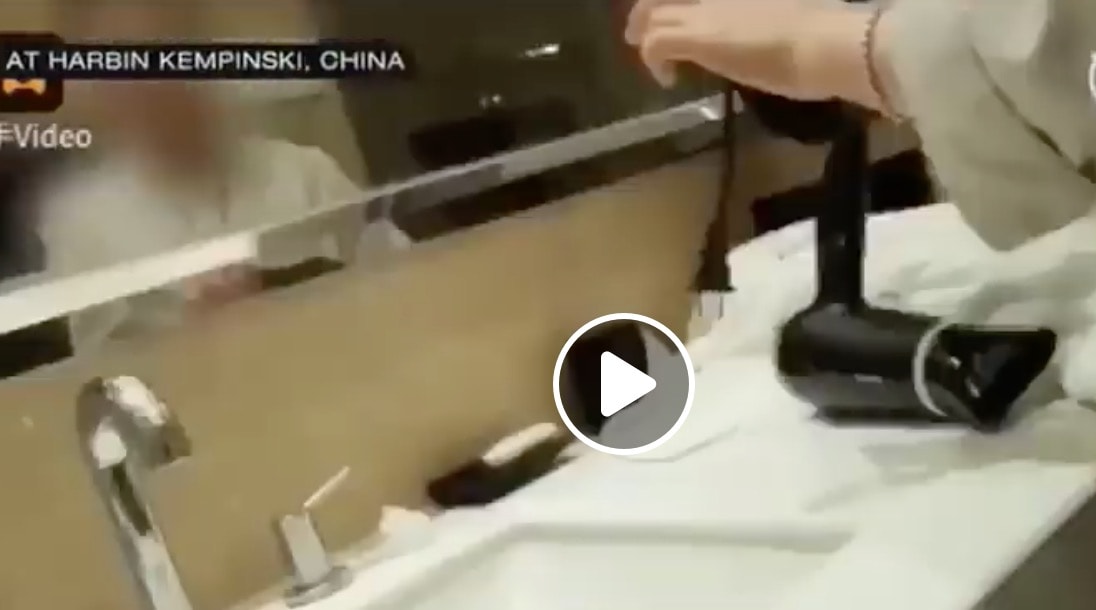 Hotel di lusso in Cina, video accusa: "Così fanno le pulizie: panni sporchi, bicchieri riciclati"