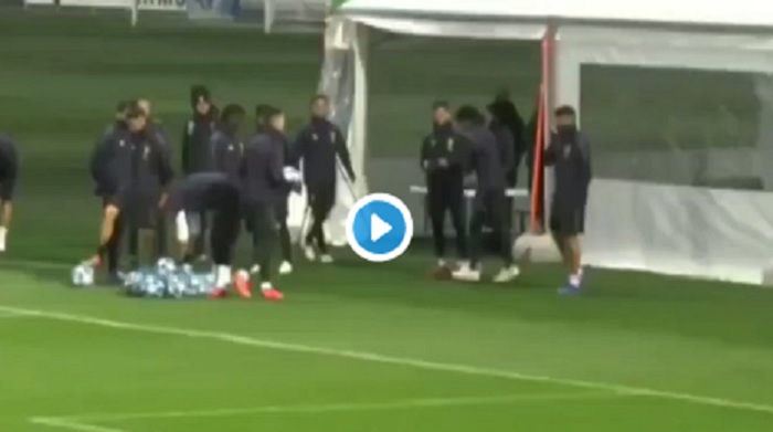 Cristiano Ronaldo rete dietro porta