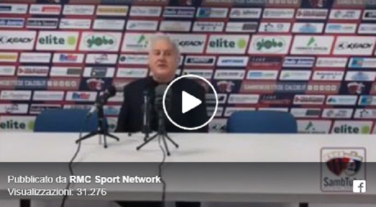 Sambenedettese, il presidente Franco Fedeli furioso a fine partita: "Facciamo cag..." VIDEO