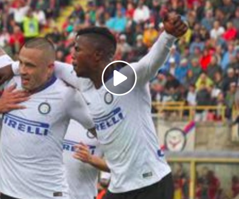 Radja Nainggolan e Keita Balde nella foto Ansa