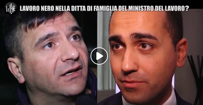 Le Iene. "Lavoro in nero nell'azienda di famiglia di Di Maio": l'inchiesta