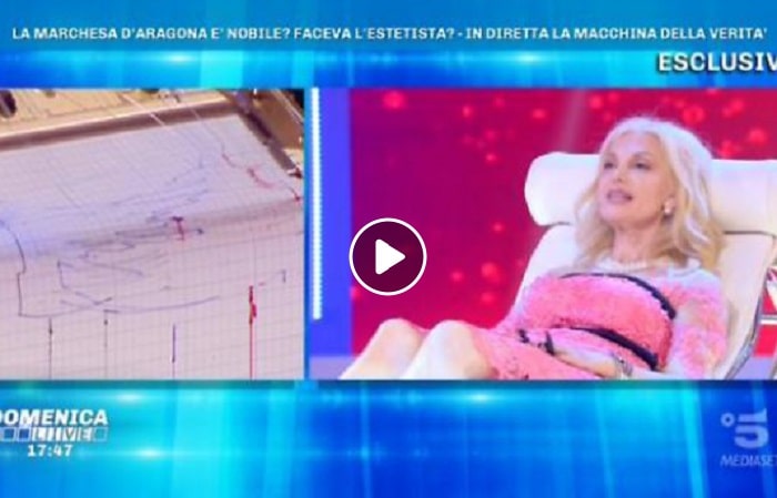 Daniela Del Secco non è Marchesa. Macchina della verità a Domenica Live. E Riccardo Signoretti...