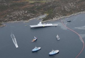 Norvegia, collissione fregata e petroliera 2