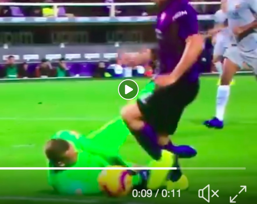 Olsen su Simeone, rigore dubbio: l'argentino si lascia cadere (VIDEO)