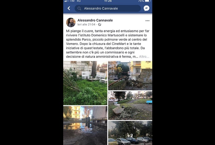 Istituto Martuscelli di Napoli senza commissario e nel degrado. Scoppia la polemica social