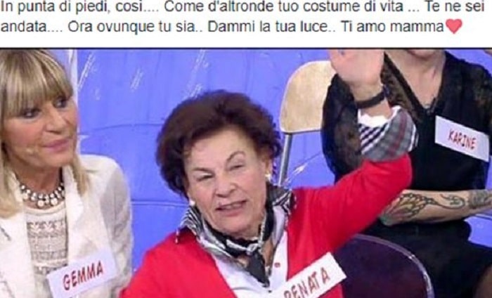 Renata Di Ancona, morta dama del trono over di Uomini e Donne