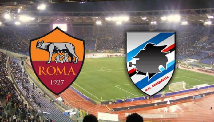 Roma-Sampdoria streaming e diretta tv, dove e quando vederla