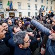 Terra dei fuochi, Salvini contestato a Caserta1
