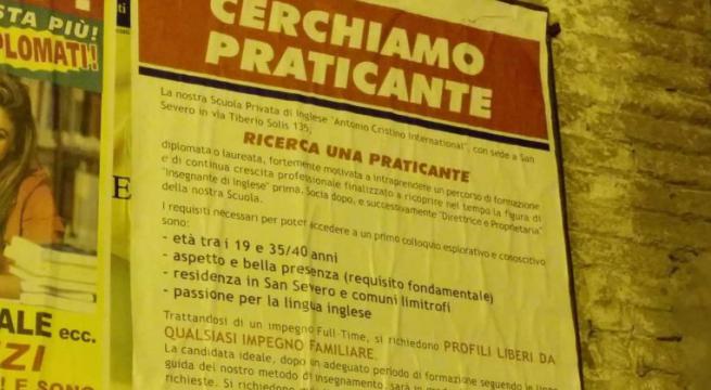 sansevero foggia manifesto