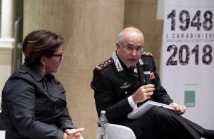 La Ministra Trenta col Comandante generale Giovanni Nistri