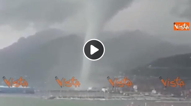 salerno tromba d'aria