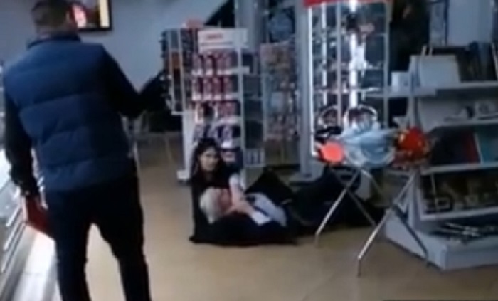 Vittorio Sgarbi autogrill