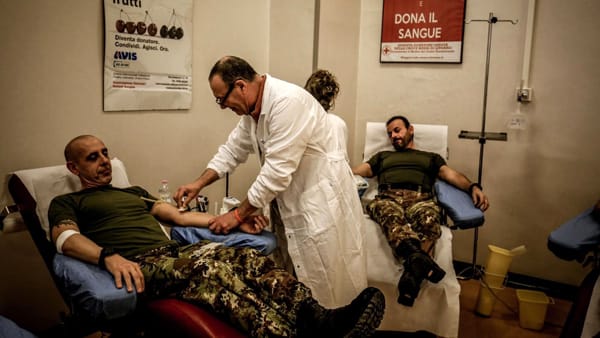 parà donazione sangue