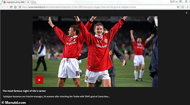 Manchester United Solskjaer