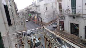 Polignano (Bari) imbiancata per una violenta gradinata4