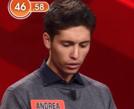 L'Eredità, il concorrente Andrea nel pallone: una semplice domanda gli costa il posto