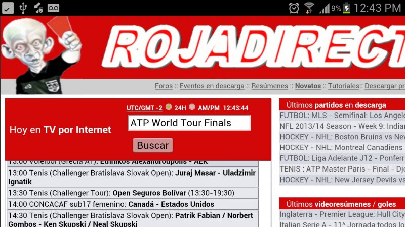 rojadirecta streaming