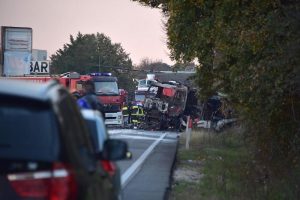 Borgo Quinzio (Rieti). Esplosione distributore sulla Salaria9